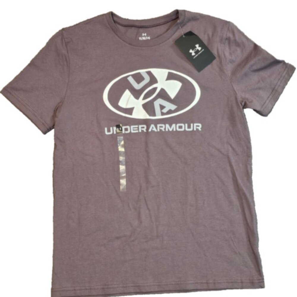 New Boys Youth Lg Under Armour Loose fit t-shirt front print